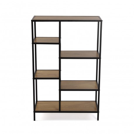 BOOKCASE BLACK CEDRIC