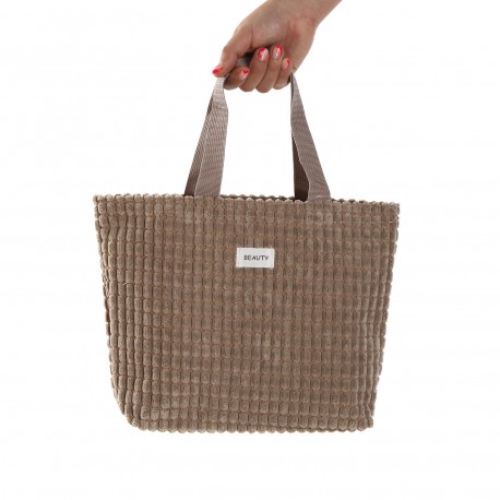 KHAKI CORDUROY BAG