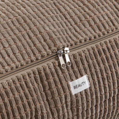 LARGE KHAKI CORDUROY STORAGE BOX