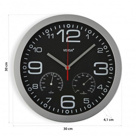WALL CLOCK BLACK PAMUK