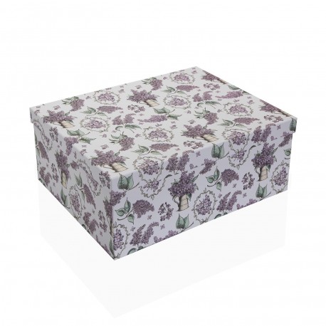 SET OF 15 "LILAC" CARDBOARD BOXES