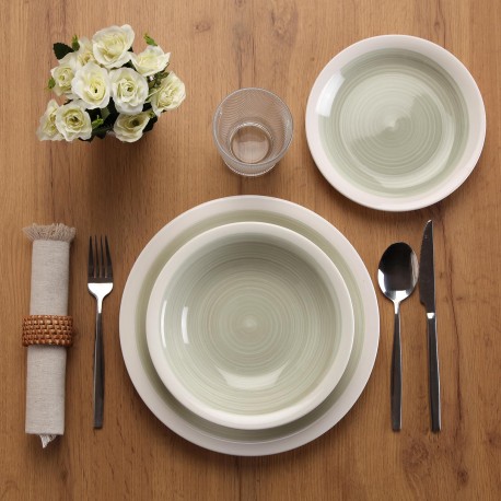 LEGRAND GREY 18-PIECE DINNER SET