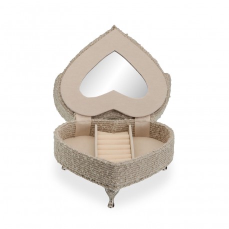 LIGHT GREY SOFA JEWELLERY BOX