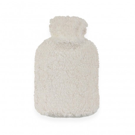 WHITE LAMB HOT WATER BOTTLE 1.7L