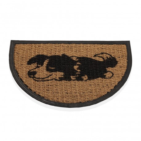 DOORMAT HALF MOON DOG
