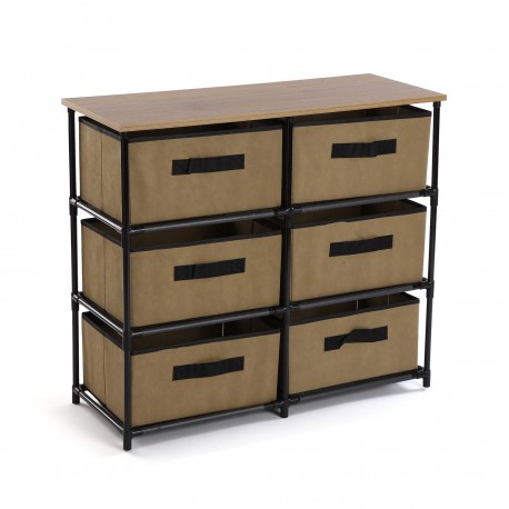 6 DRAWERS BATHROOM CHEST
