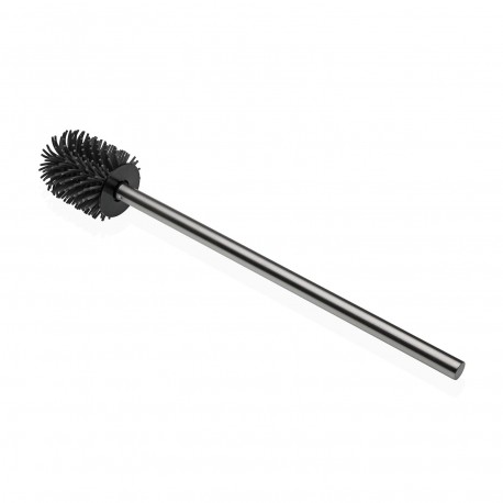 BLACK SILICONE TOILET BRUSH HOLDER