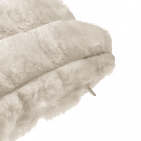 WHITE CUSHION WITH FILLING 45X45