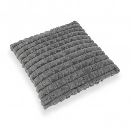 GREY CUSHION WITH FILLING 45X45