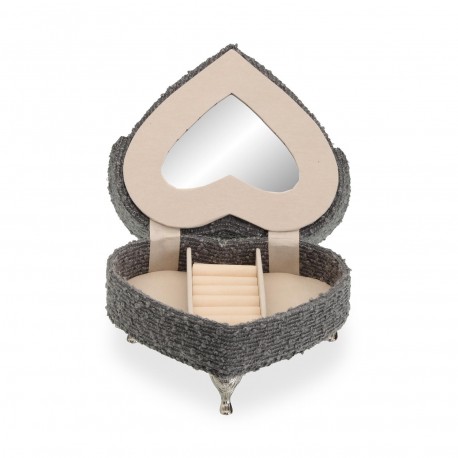 DARK GREY SOFA JEWELLERY BOX