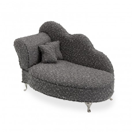 DARK GREY CHAISE LONGUE JEWELLERY BOX