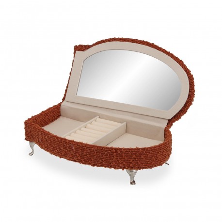RED CHAISE LONGUE JEWELLERY BOX