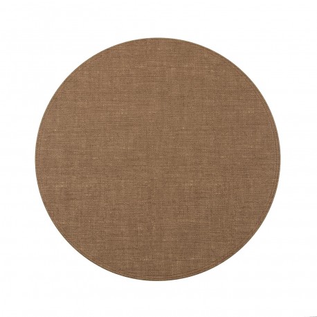 ROUND DARK BEIGE PLACEMAT ROUND DARK BEIGE PLACEMAT