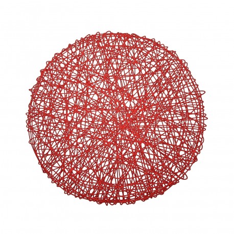 ROUND RED PLACEMAT ROUND RED PLACEMAT