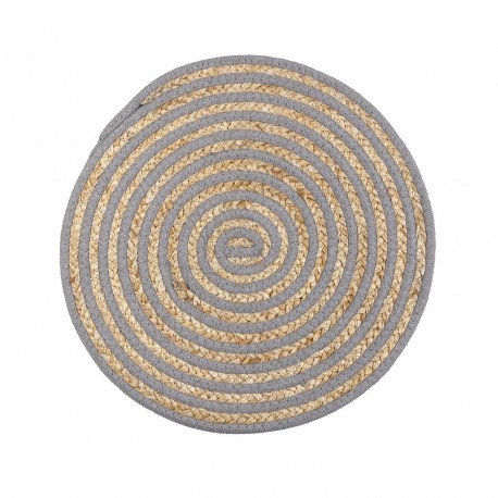 ROUND GREY PLACEMAT ROUND GREY PLACEMAT