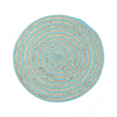 ROUND AQUAMARINE PLACEMAT ROUND AQUAMARINE PLACEMAT