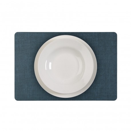RECTANGULAR BLUE PLACEMAT