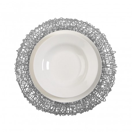 ROUND SILVER PLACEMAT ROUND SILVER PLACEMAT