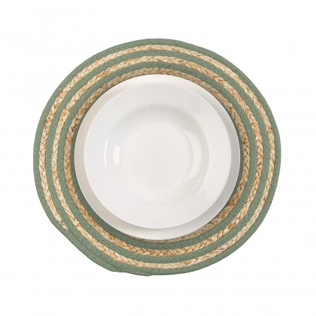 ROUND GREEN PLACEMAT ROUND GREEN PLACEMAT