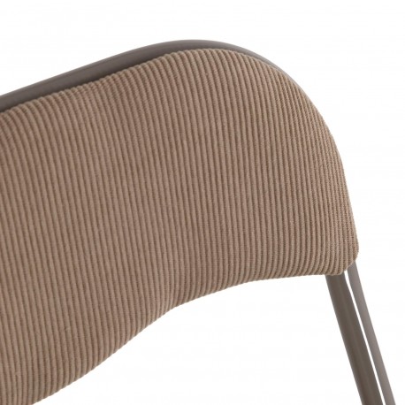 LIRA FOLDING CHAIR BEIGE CORDUROY LIRA FOLDING CHAIR BEIGE CORDUROY