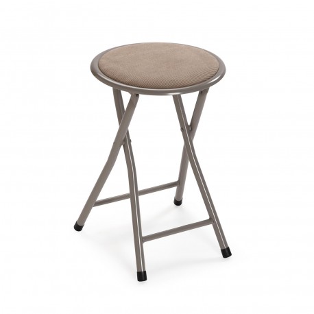 TOD FOLDING STOOL BEIGE CORDUROY TOD FOLDING STOOL BEIGE CORDUROY