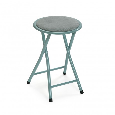 TOD FOLDING STOOL GREEN CORDUROY