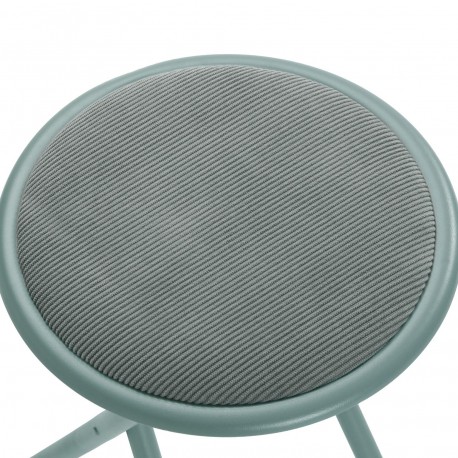 TOD FOLDING STOOL GREEN CORDUROY