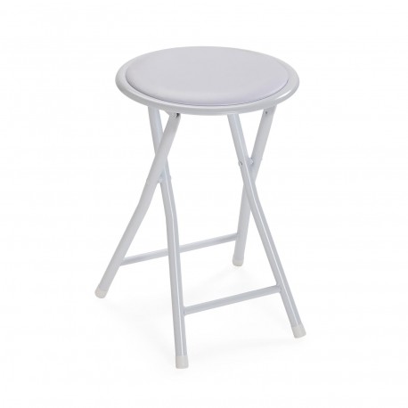TOBY FOLDING STOOL WHITE