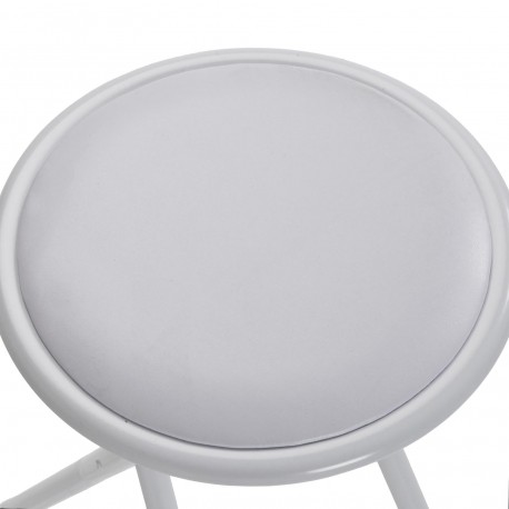 TOBY FOLDING STOOL WHITE