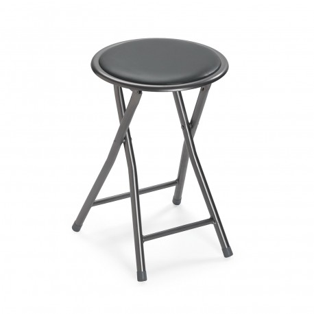 TOBY FOLDING STOOL DARK GREY