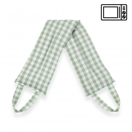 GREEN VICHY THERMAL PILLOW 61X12