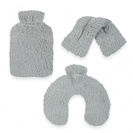 GREY LAMB HOT WATER BOTTLE 0.97L