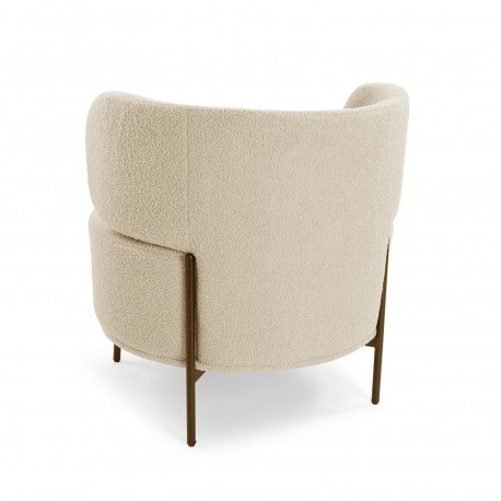 ERIE WHITE SHEEPSKIN ARMCHAIR