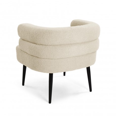 NEMI WHITE SHEEPSKIN ARMCHAIR