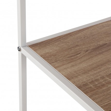 WHITE 3-TIER STEP SHELF