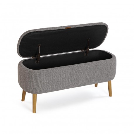 END BED BENCH GREY MANIKO
