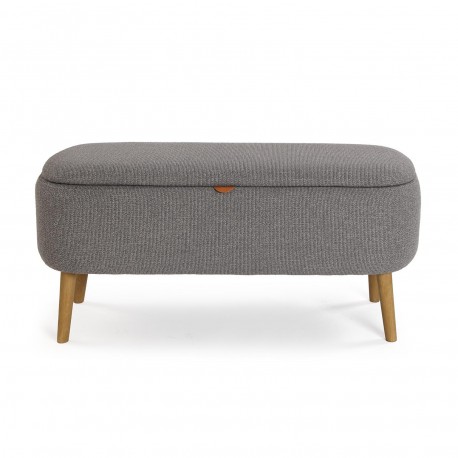 END BED BENCH GREY MANIKO