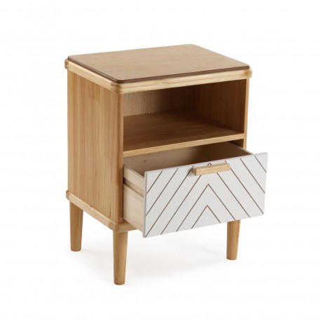 ORPIERRE 1 DRAWER BEDSIDE TABLE