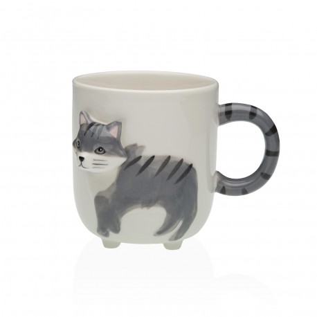 CAT EMBOSSED MUG