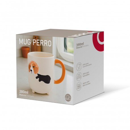 DOG EMBOSSED MUG