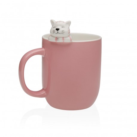 PINK CAT MUG