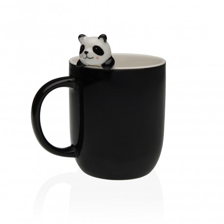 BLACK PANDA BEAR MUG