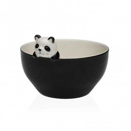 BLACK PANDA BEAR BOWL