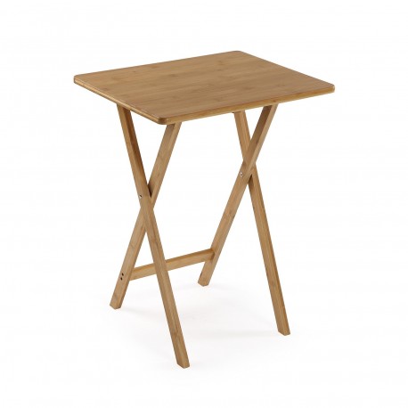 FOLDING WOODEN SIDE TABLE