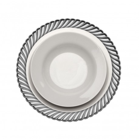 SILVER CHARGER PLATE SILVER CHARGER PLATE