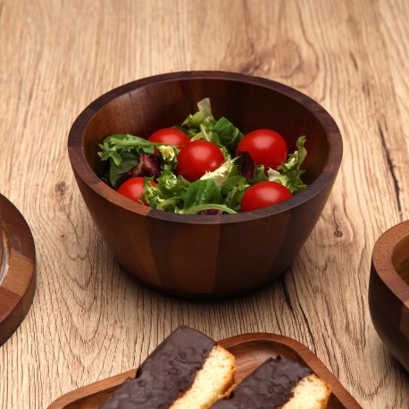 ROUND ACACIA BOWL