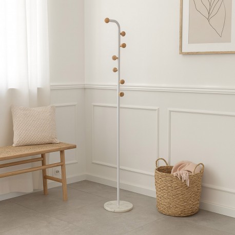 CHEKA WHITE COAT STAND