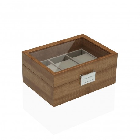 WATCH BOX WITH 3 COMPARTMENTS WATCH BOX WITH 3 COMPARTMENTS