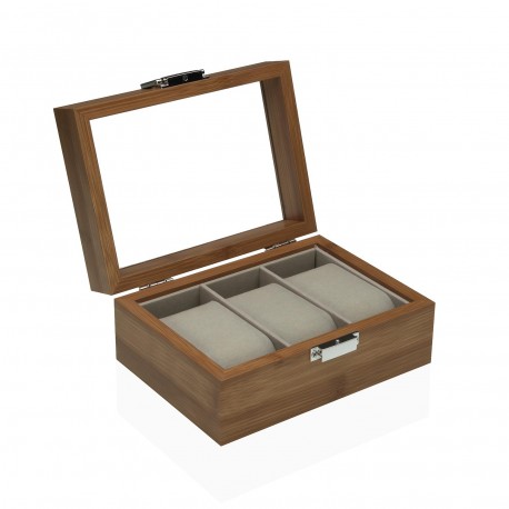 WATCH BOX WITH 3 COMPARTMENTS WATCH BOX WITH 3 COMPARTMENTS