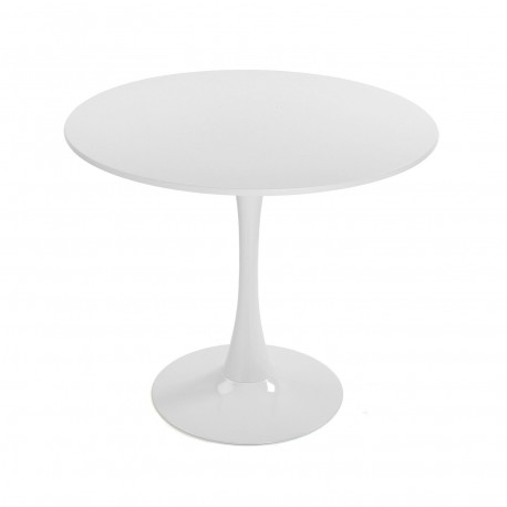 MEERA WHITE TABLE 100 CM MEERA WHITE TABLE 100 CM